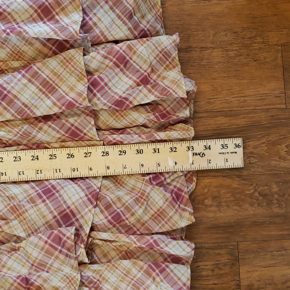 Free People Plaid Layered Skirt - Picture 4 of 6